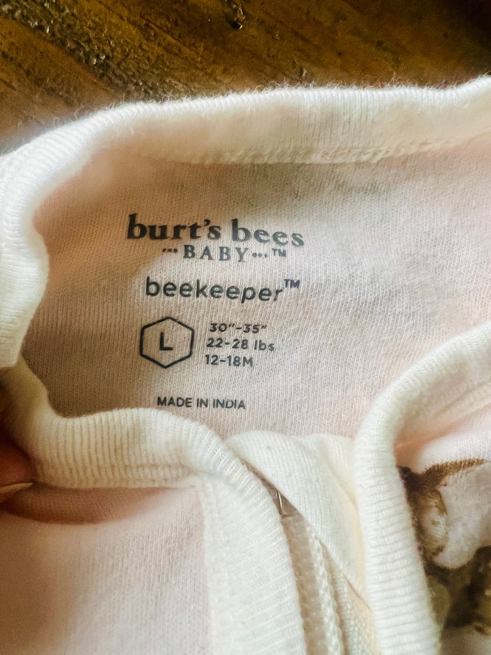 2 Girl’s Cotton Light Sleep Sacks - Burt’s Bees, Size 12-18m - Picture 6 of 9